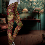 William Morris Strawberry Thief Leggings<br><div class="desc">Diseño del patrón de fresa William Morris. ¡Añade tu texto de etiqueta! William Morris era un diseñador textil inglés, artista, escritor y socialista asociado con la Hermandad Previolácea y el Movimiento de Artes y Artesanías Británicas. Fundó una empresa de diseño en colaboración con el artista Edward Burne-Jones y el poeta...</div>