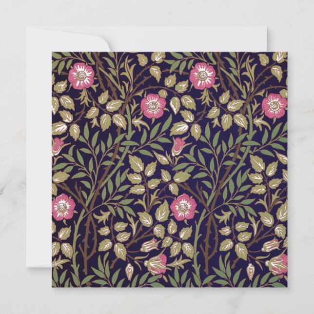 William Morris Sweet Briar Floral Art Nouveau (Anverso)