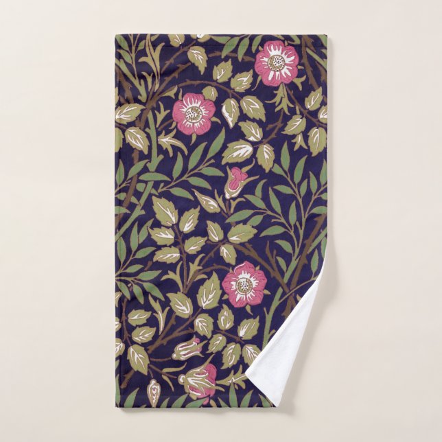 William Morris Sweet Briar Floral Art Nouveau (Toalla de mano)