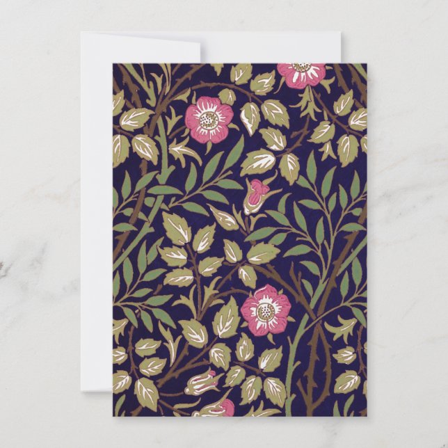 William Morris Sweet Briar Floral Art Nouveau (Anverso)