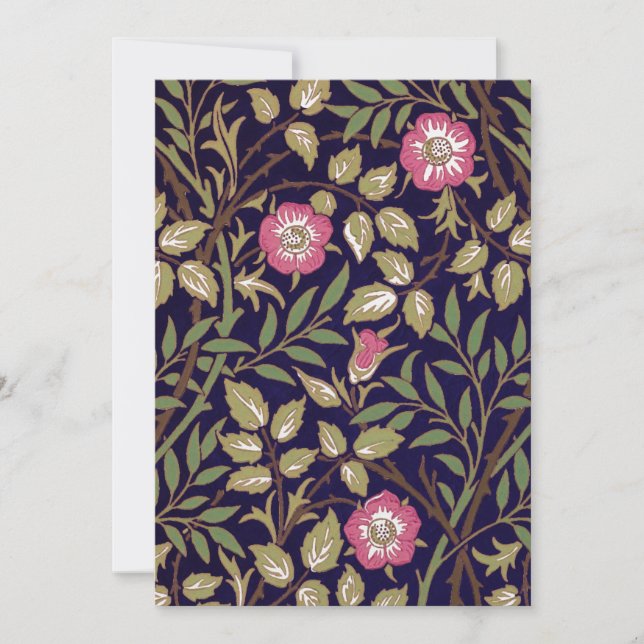 William Morris Sweet Briar Floral Art Nouveau (Anverso)