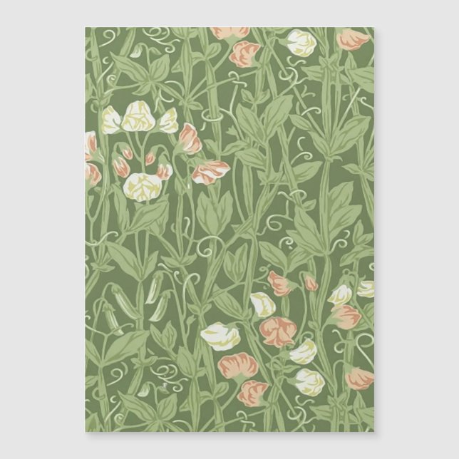William Morris Sweet Pea Floral Design (Anverso)