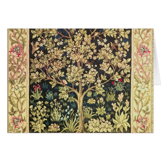 William Morris Tree De La Vida (Anverso (Horizontal))