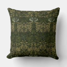 William Morris: Tulipano verde y Cojín decorativo
