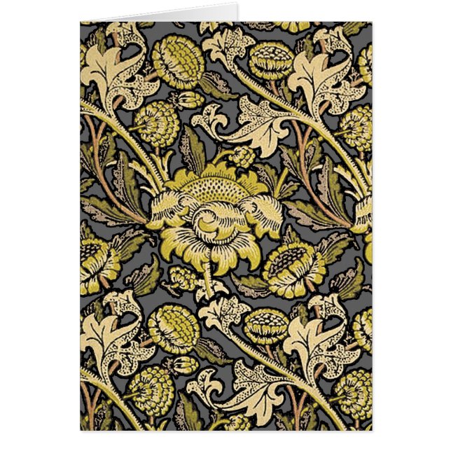 William Morris Wey Floral Wallpaper (Frente)