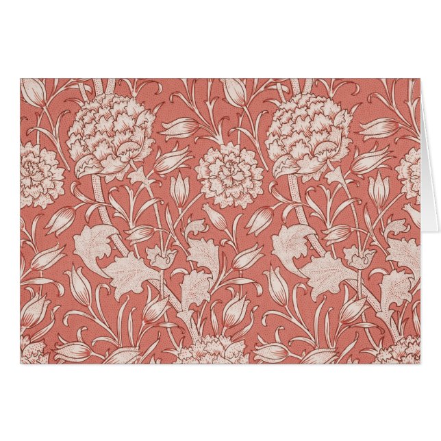William Morris Wild Tulip Classic Victorian Design (Anverso (Horizontal))