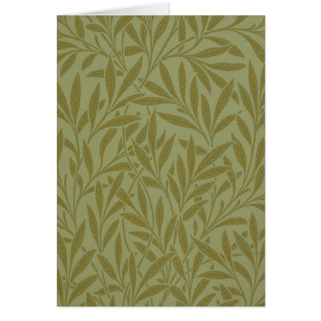 William Morris Willow Antiguo Arte de Vino de Hoja (Frente)