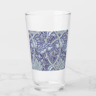 William Morris Windrush flores azules florales