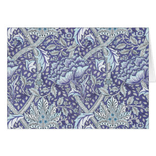William Morris Windrush flores azules florales
