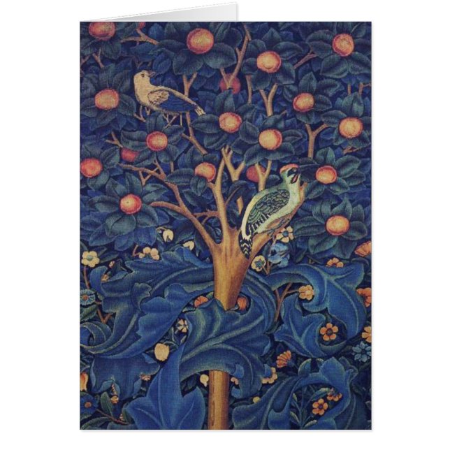 William Morris Woodpecker Tapestry Arts & Crafts (Frente)