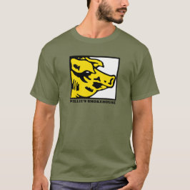 WILLIES SMOKEHOUSE COLOR PIGG LOGO Camiseta