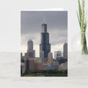 Willis Tower - Chicago, Tarjeta de felicitación Il
