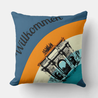 Willkommen Brandenburg Gate Cojín decorativo de Ar