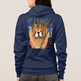 WILLOW WIND - Camisas sudaderas con capucha azul