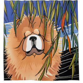 WILLOW WIND - Cortina de ducha chow