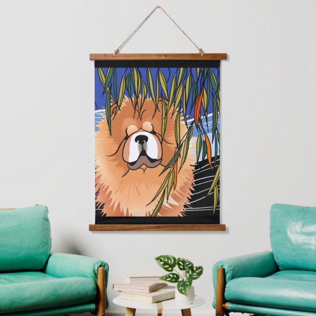 WILLOW WIND - tapiz de pared de chow (Sala de estar)