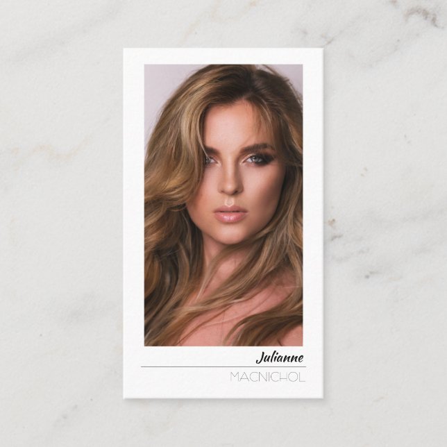 Wilshire Modelo de Actor | Tarjeta de Llamada Come (Anverso)