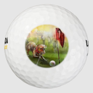 Wilson 500 pelotas de golf con la imagen de golf d