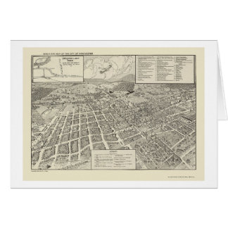 Winchester, mapa panorámico del VA - 1926