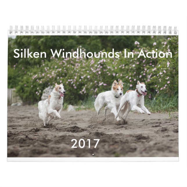 Windhounds de seda en calendario de la acción (Tapa)