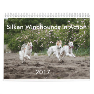 Windhounds de seda en calendario de la acción