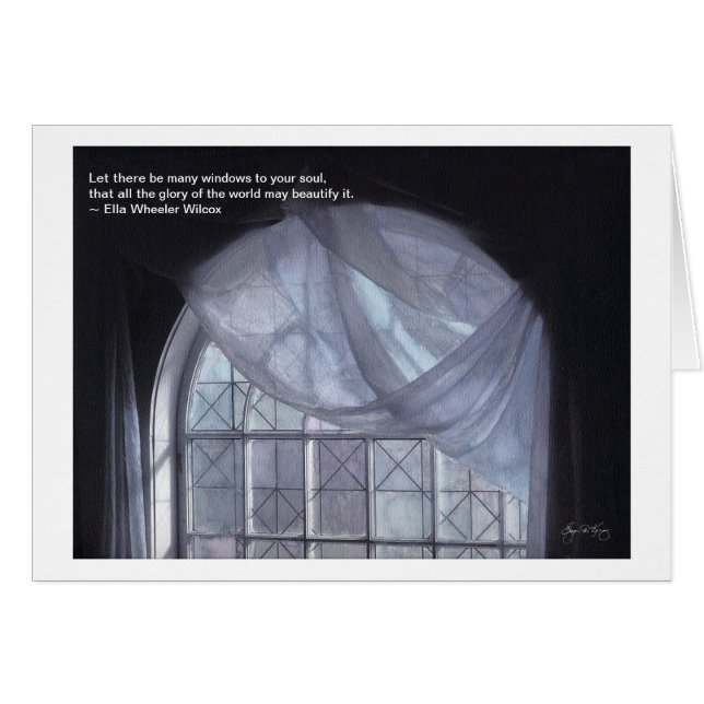 "Windows tarjeta de su alma" (Anverso (Horizontal))