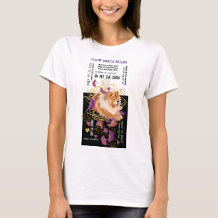 WINDSONG CHOW BEACH RULES camisetas blancos