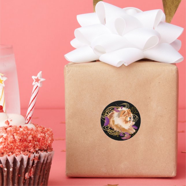 WINDSONG - Chow round pegatinas (Fiesta)