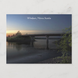 Windsor - tarjeta postal del puente de la Falmouth