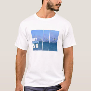 Windsurfer en la camiseta del aire