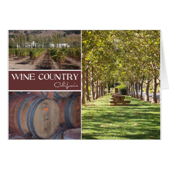 Wine Country, California (Anverso (Horizontal))