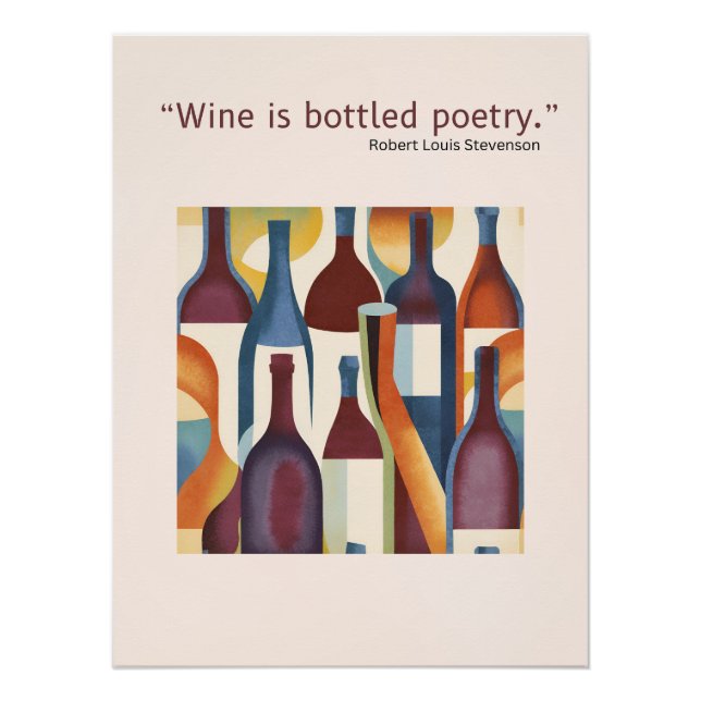 Wine Poster Quote (Anverso)