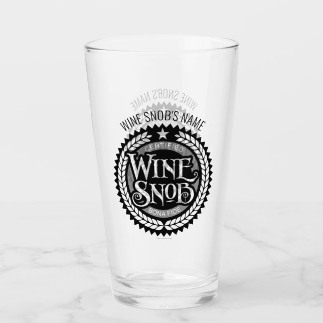 Wine Snob Glass (Anverso)