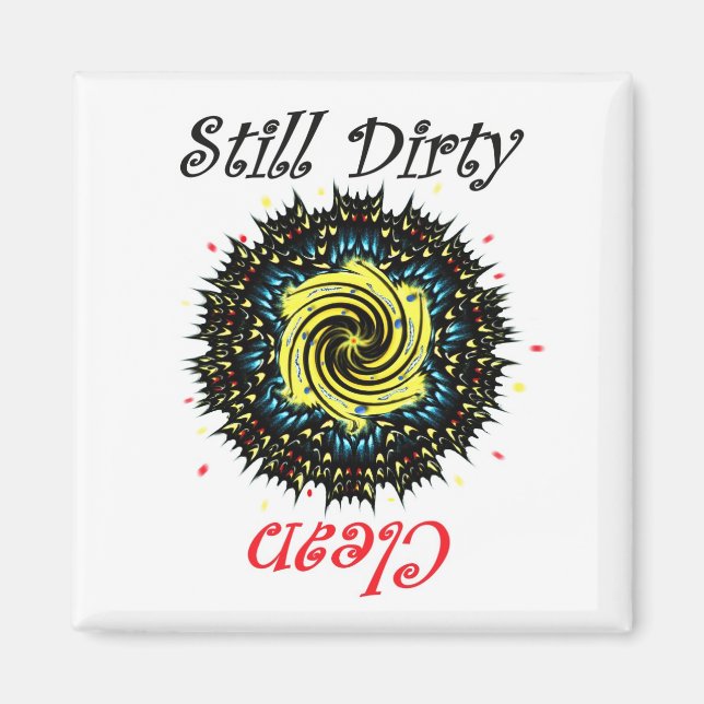 Wing de mariposa Resumen Imán de lavavajillas (Frente)