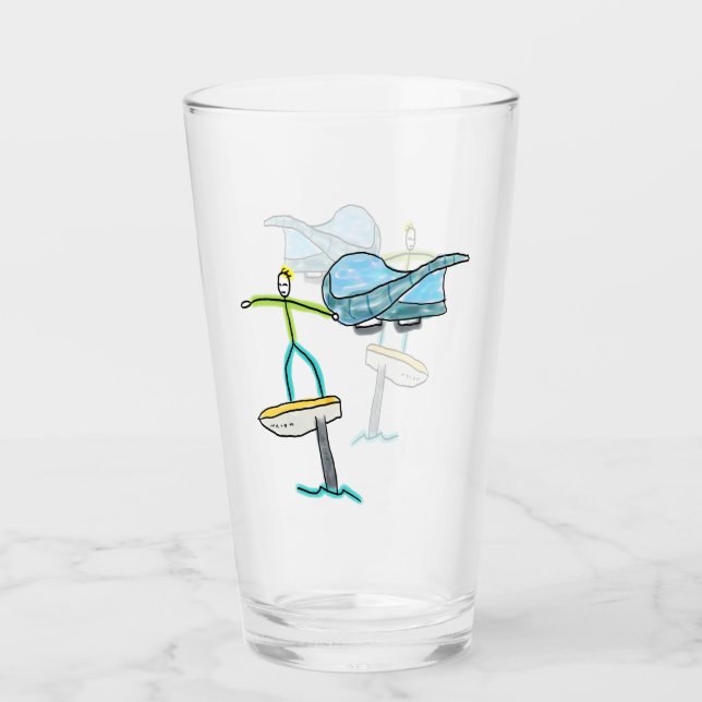 Wing Foiling Stickman (Anverso)