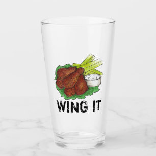 Wing It Spicy BBQ Buffalo Alas de pollo Foodie