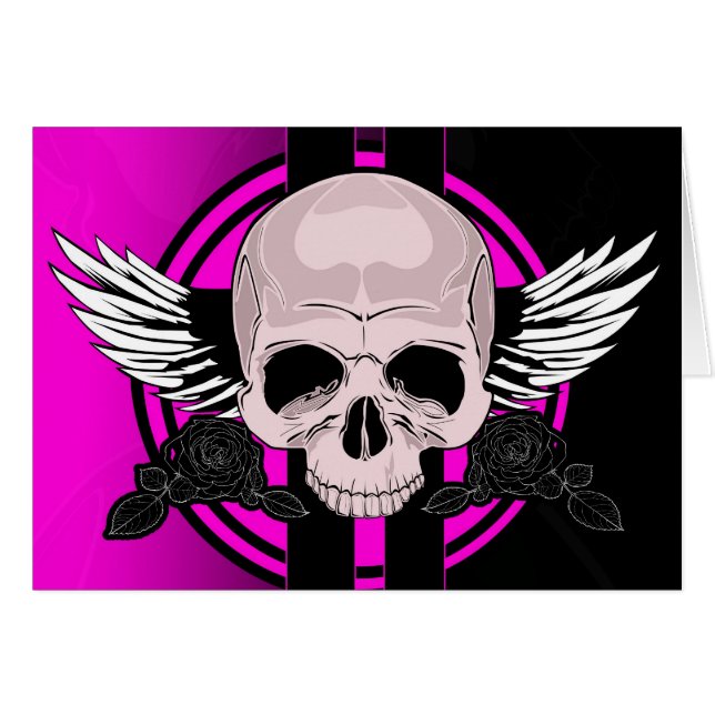 Wing Skull - PINK (Anverso (Horizontal))