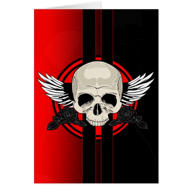 Wing Skull - RED (Frente)