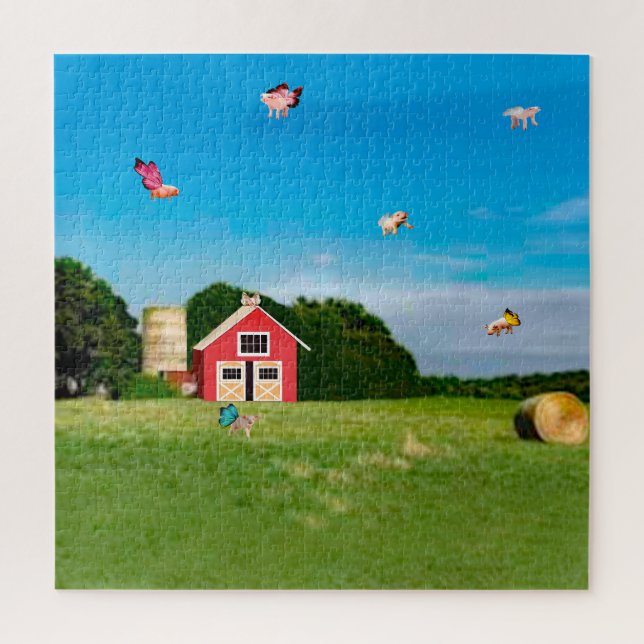 Winged Pigs Puzzle (Vertical)