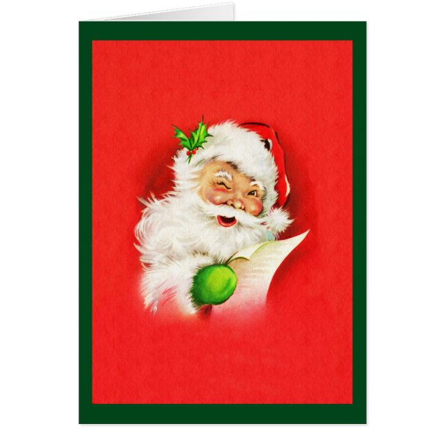 Winking Santa Claus (Frente)