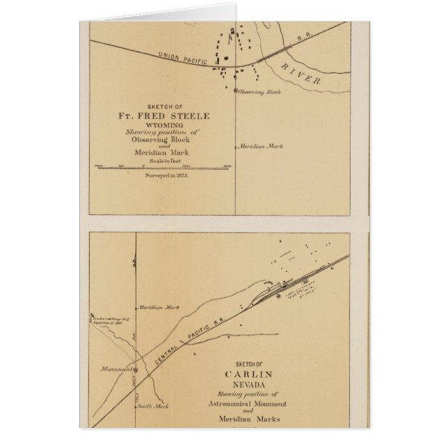 Winnemucca, Ft Fred Steele, Laramie, Río Verde (Frente)