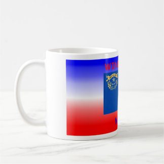 Winnemucca Nevada de la taza con flage del estado