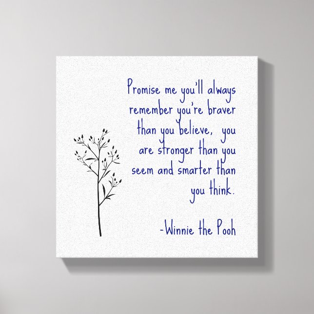 Winnie the Pooh Cita Arte Inspirador (Anverso)