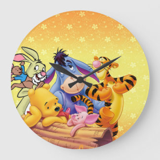 Winnie the Pooh niños reloj de pared acrílico