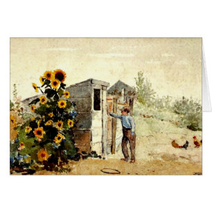 Winslow Homer - Backyard, Summer