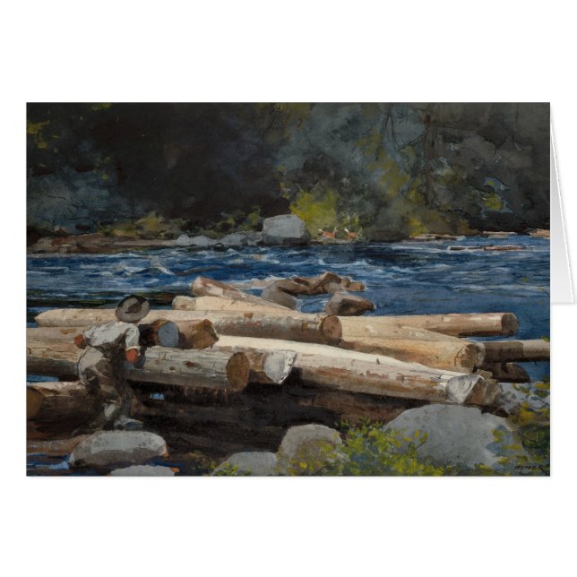 Winslow Homer - Río Hudson (Anverso (Horizontal))