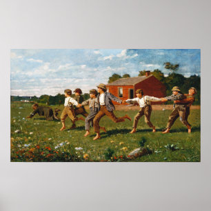 Winslow Homer Snap the Whip 1872 Arte Americano