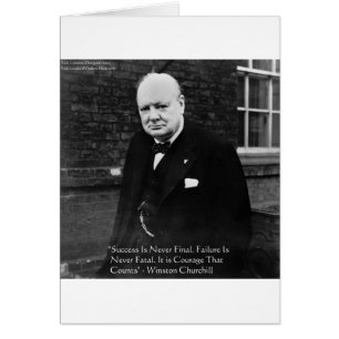 Winston Churchill "Success Never Final" Gifts