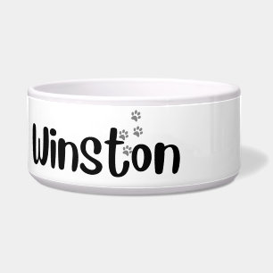 Winston - cuenco personalizado para perros y gatos
