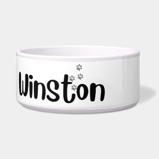 Winston - cuenco personalizado para perros y gatos